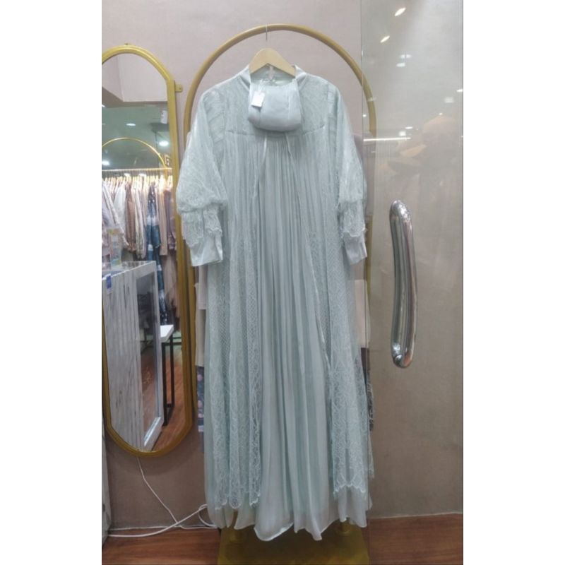 Nda boutique - Nayla shimer vest brokat Gamis