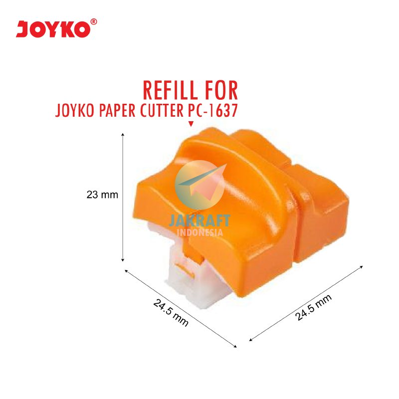 

(1 Pcs) BLADE-1 Refill Mata Pisau Alat Pemotong Kertas A4 JOYKO PC-1637 Paper Cutter Trimmer Tarik Dorong