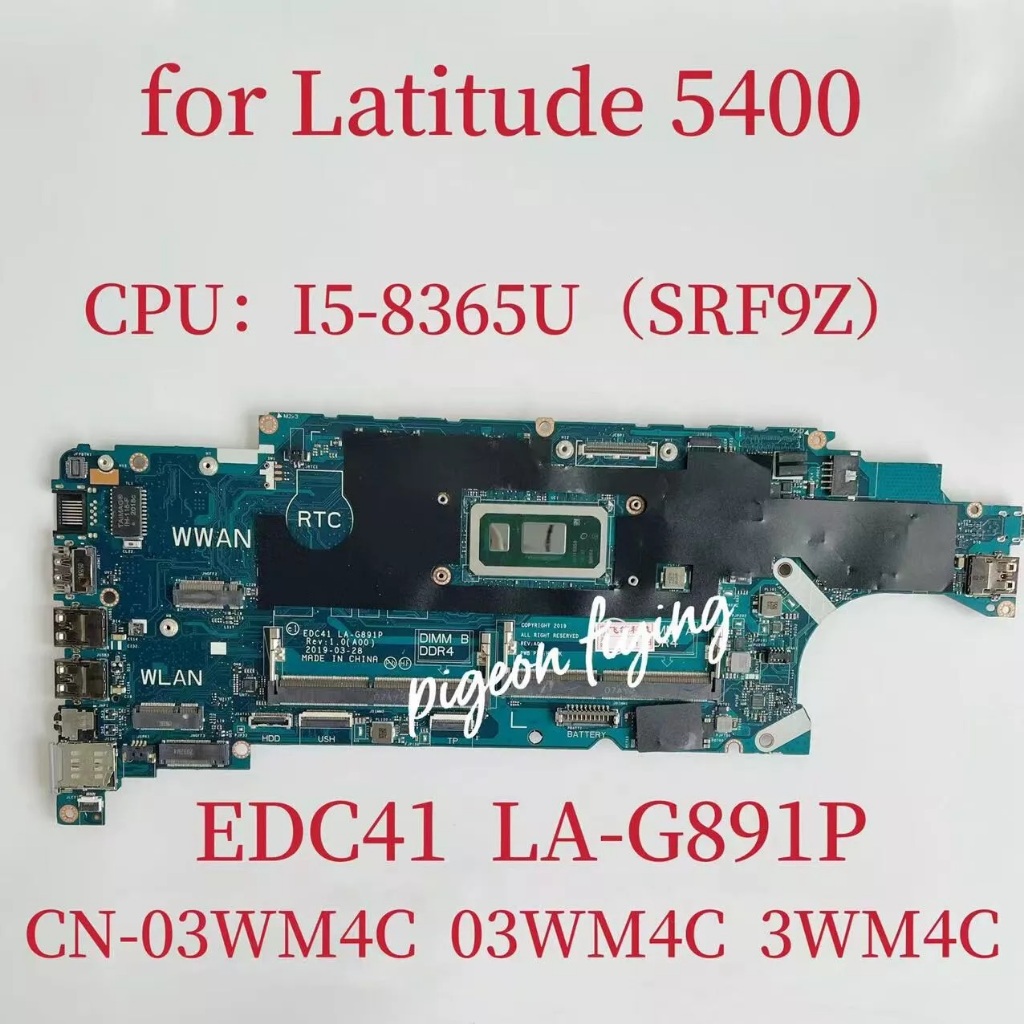 Motherboard Dell Latitude 5400 LA-G891P CORE I5