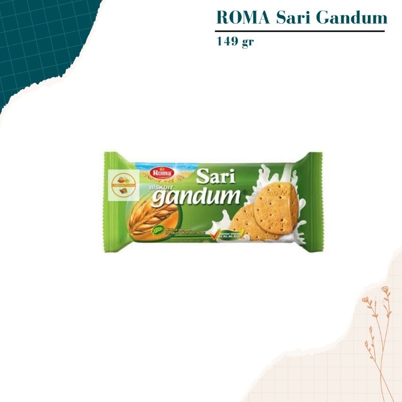 

ROMA Sari Gandum Roll 149gr | Biskuit