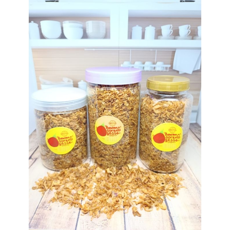

bawang goreng BESSE, PREMIUM tanpa campuran tepung