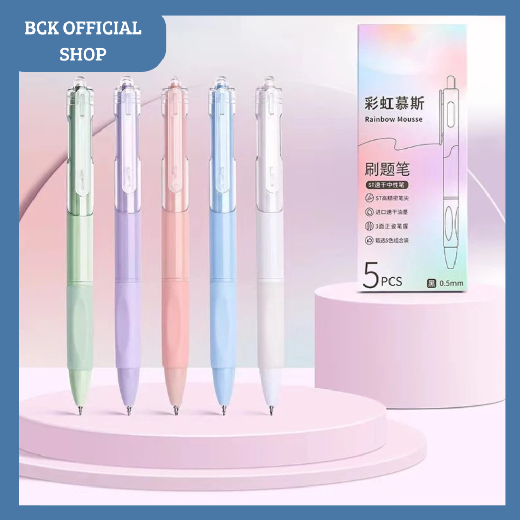 

Set 5 Pcs BCK Bolpoin Mekanik Rainbow Mouse