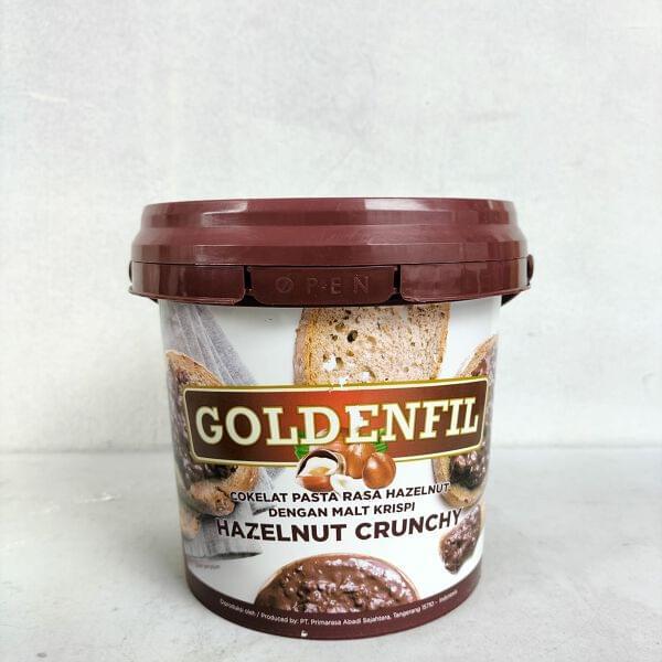 

Selai Goldenfil Hazelnut Crunchy 1kg ( Pcs ) [ Original ]