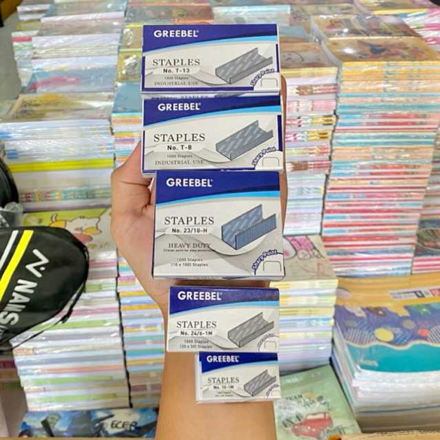 

(PCS) GREEBEL ISI STAPLER / ISI STAPLES/ ISI JEPRETAN / ISI NECIS STAPLER HEKTER / REFILL STAPLER