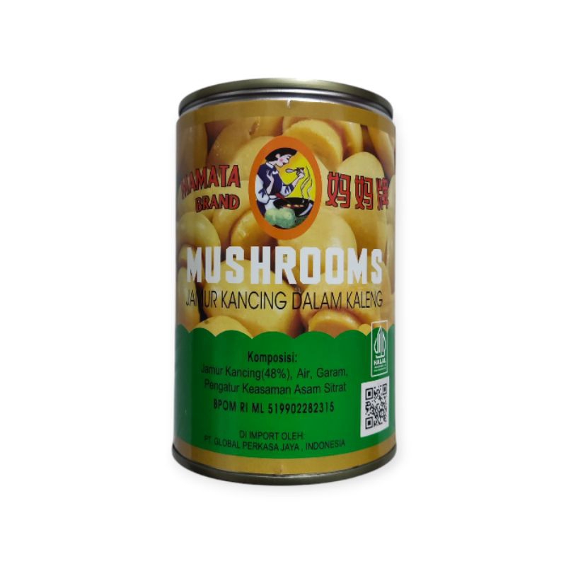 

Mamata Jamur Kancing 425g / Mamata Mushroom / Moko
