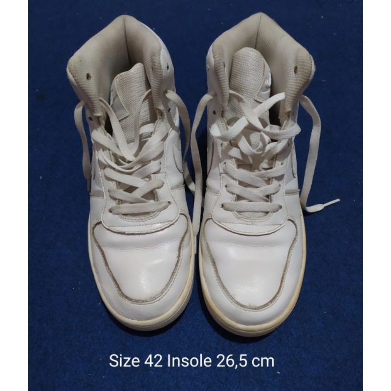 SNEAKERS PRELOVED ANKLE BOOTS | SEPATU PUTIH WHITE SIZE 42