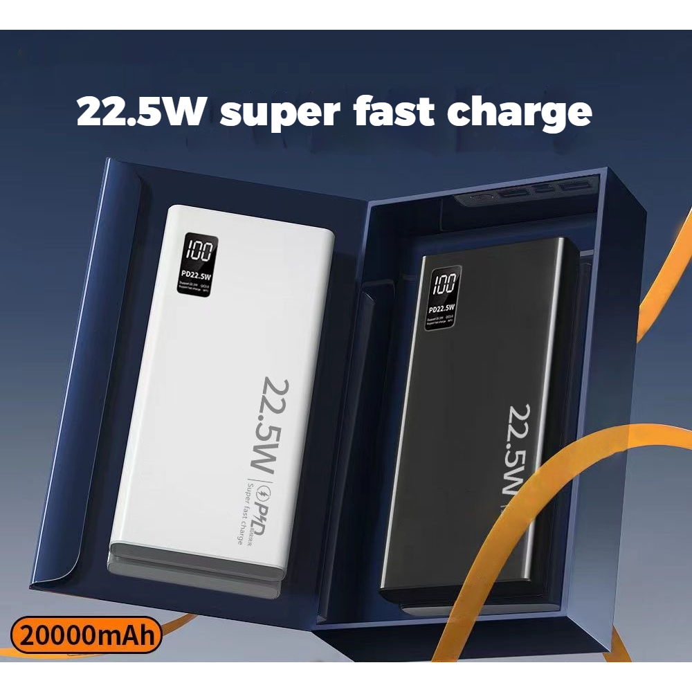 Powerbank 20000 mAh Mini with Fast Charging PD22.5W IPHONE ANDROID TYPE C