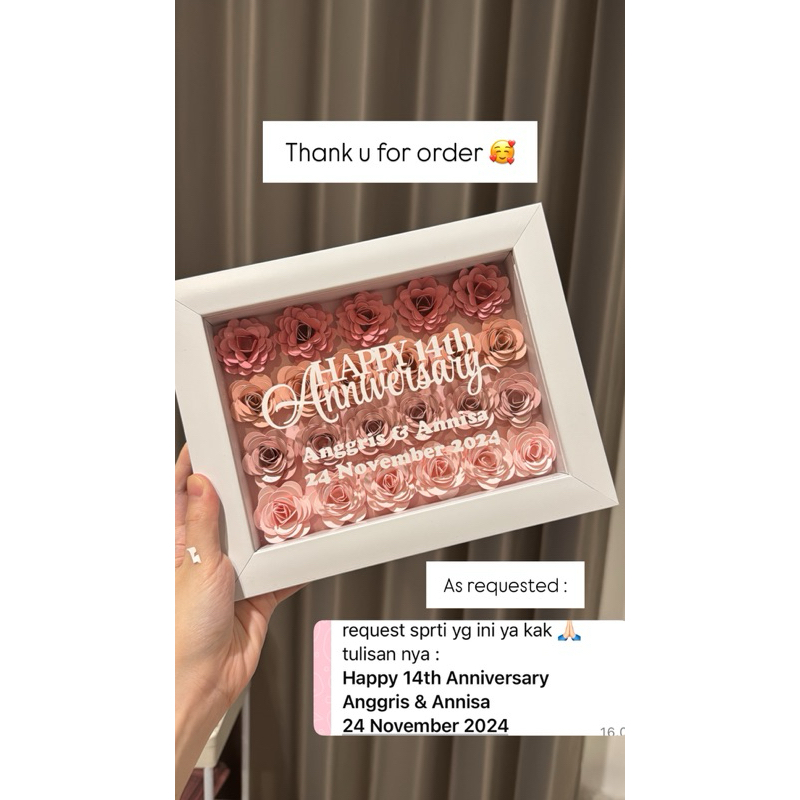 ANNIVERSARY GIFT/ HADIAH ANNIVERSARY / GIFT / KADO ANNIVERSARY