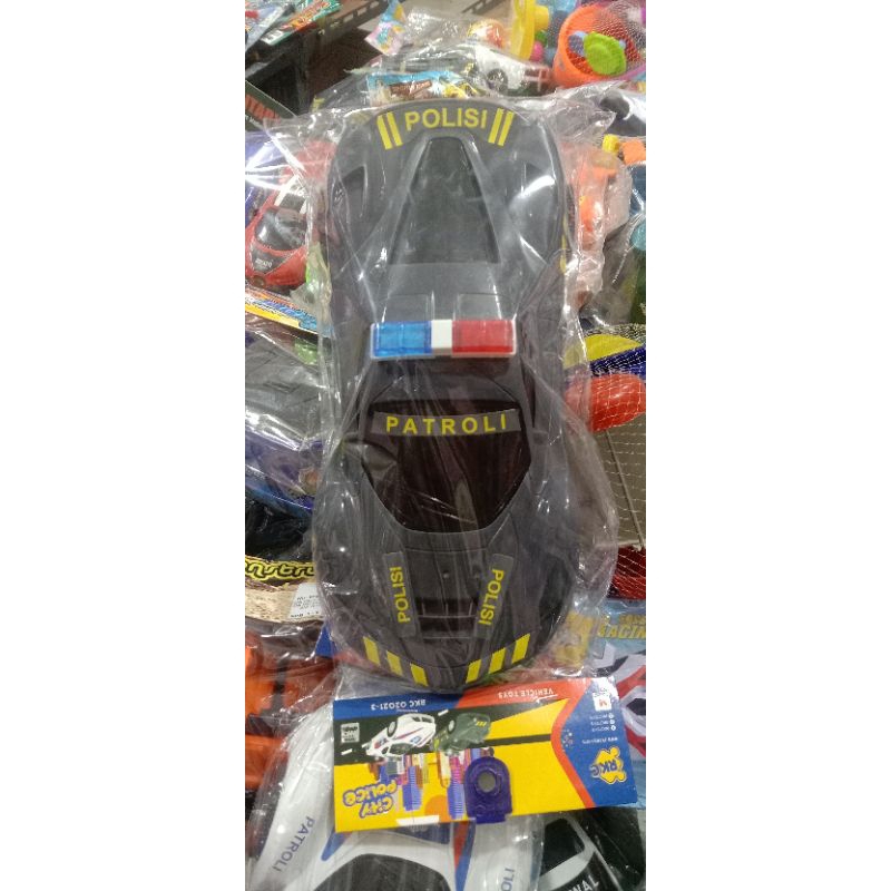 MAINAN MOBIL POLISI CITY POLICE/PATROLI POLISI MODEL MAINAN