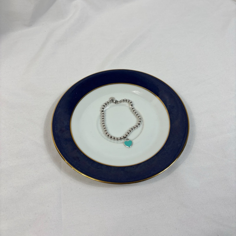 Tiffany and Co Bead Bracelet Blue