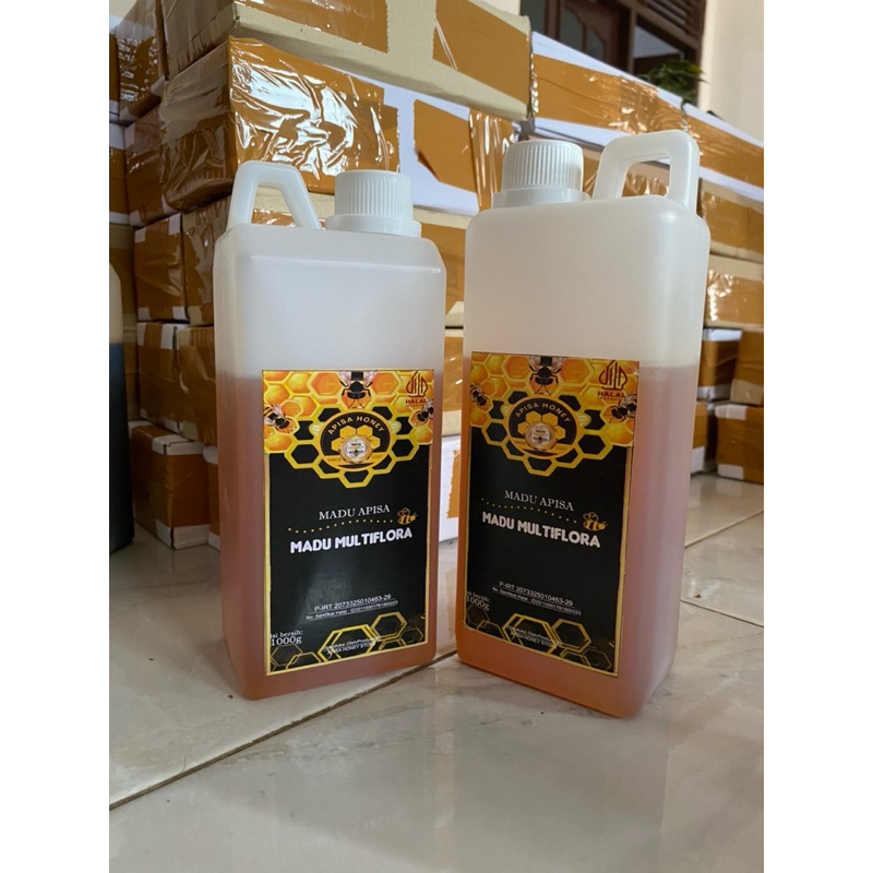 

Madu murni 1 kg multiflora madu apisa asli alami tanpa campuran apapun
