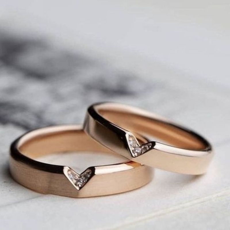 CINCIN NIKAH CINCIN SILVER CINCIN COUPLE-AN