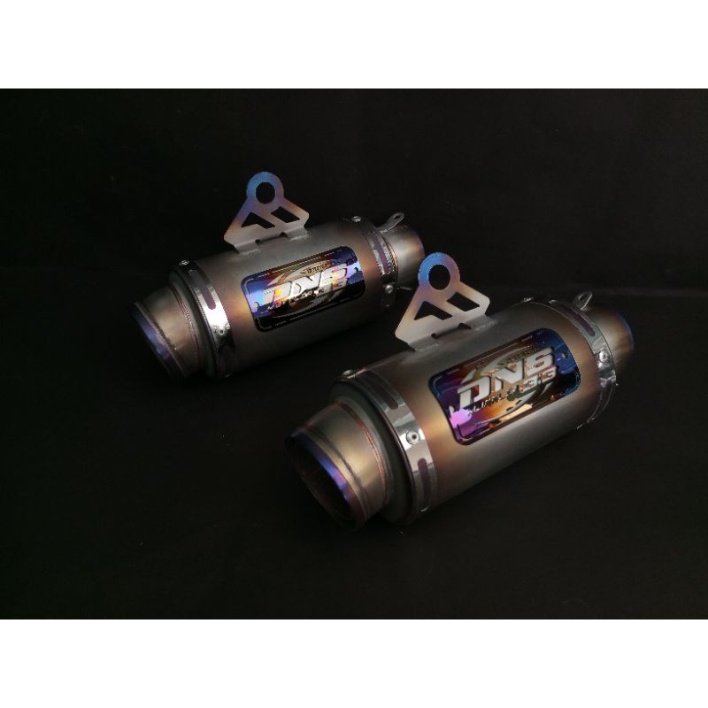 ( COD ) Silincer Knalpot Titanium Kompetisi Bore Up Dan Harian Model R9 15cm Bass Padat - Original D