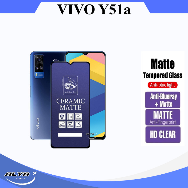 Anti Gores Vivo Y51 Y51a Tempered Glass Full Cover