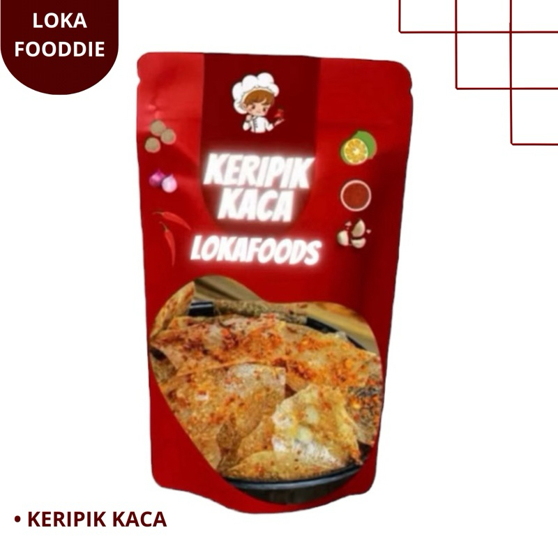 

Lokafooddie - Keripik Kaca Pedas 250gr kemasan box