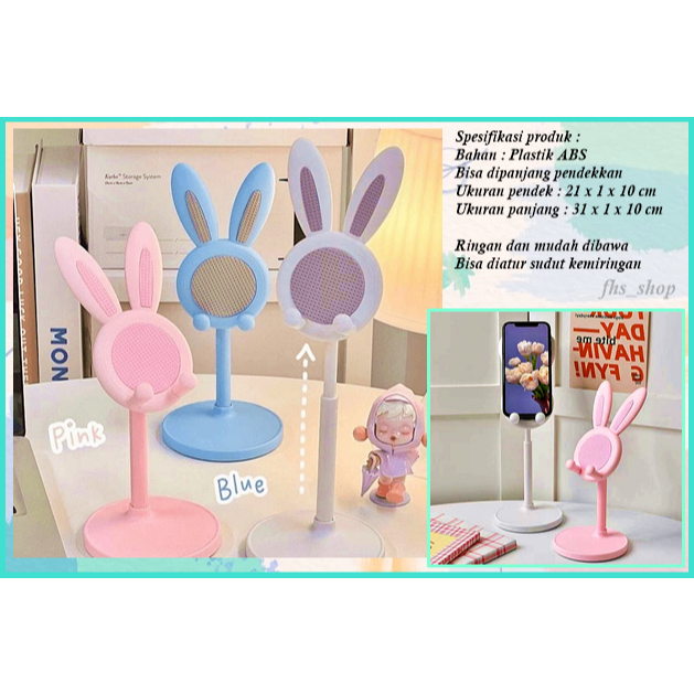 Phone Holder Stand Holder Hp Stand Holder Cute Stand Holder Hp Lucu Stand Phone Hoder Lucu Rabbit