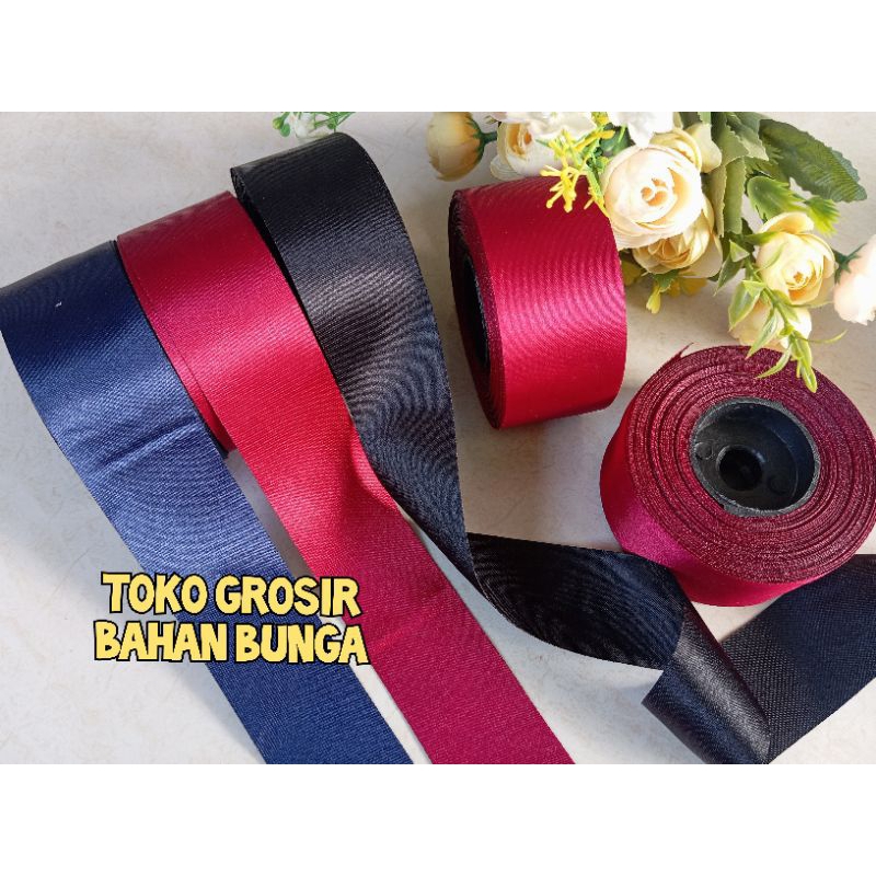 PITA SATIN 4 CM - 1 Roll Pita Satin 1,5 inch - Pita Satin 4 cm