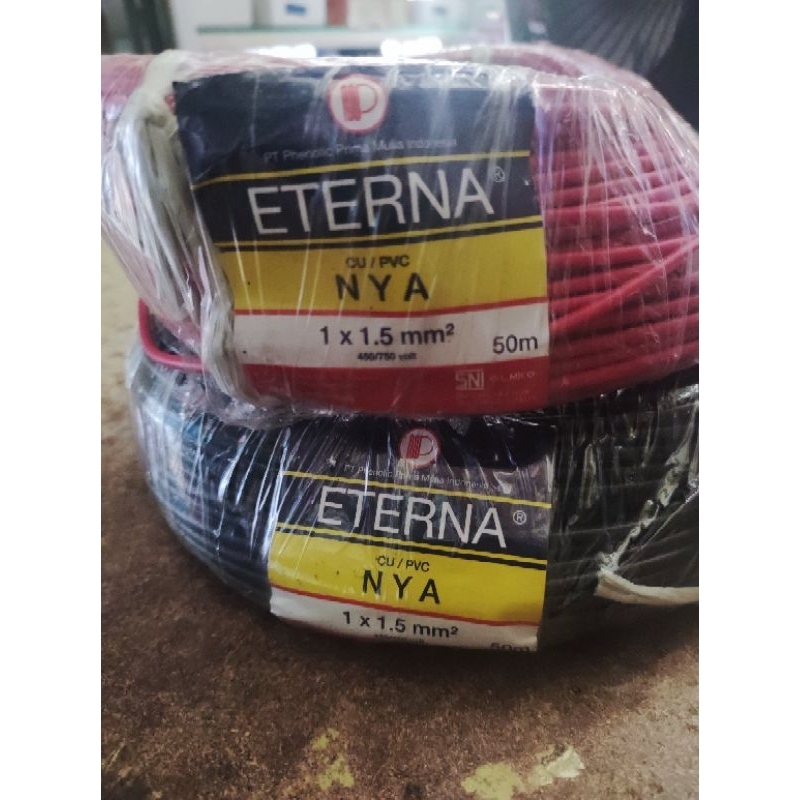 Eterna/Kabel Tunggal/Kabel Engkel/NYA 1x1,5 mm