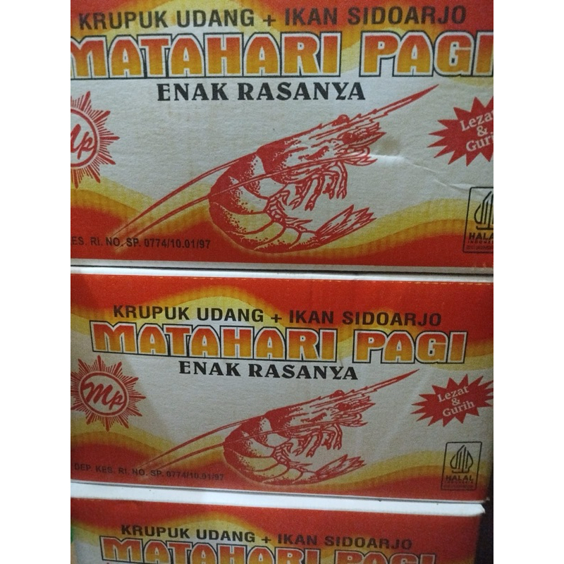 

Krupuk Udang + Ikan Sidoarjo Matahari Pagi Enak Rasanya