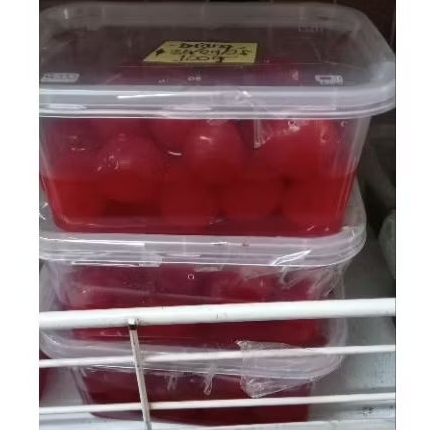 

maraschino cherry merah tangkai repack 100gr
