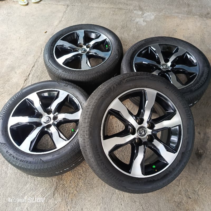 Velg Venturer facelift original R17  set ban Bridgestone Turanza T005 nik 2021