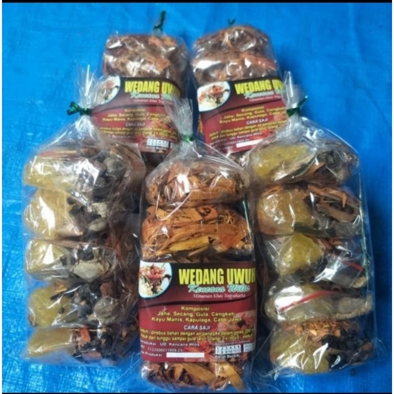 

Rampah wedang uwuh plus gula batu isi 5 saset