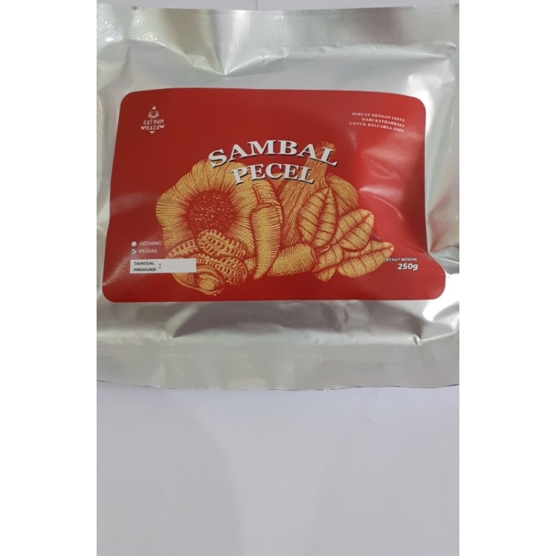 

Judul Produk 250gr Halal sehat dan higienis bumbu kacang / sambal sambel pecel dari pasuruan tanpa micin dan tanpa MSG rasa pedas enak dengan aroma khas daun jeruk.