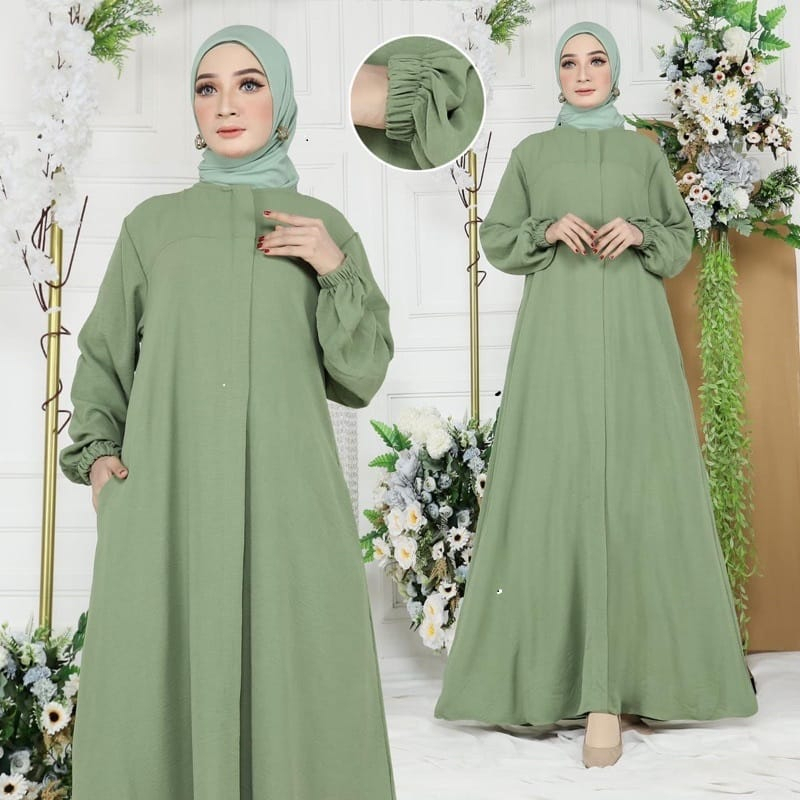 Gamis terbaru 2025 lebaran wanita import / GAMIS TERBARU / AMOLA DRESS NABTIK GAMIS JUMBO / GAMIS ju