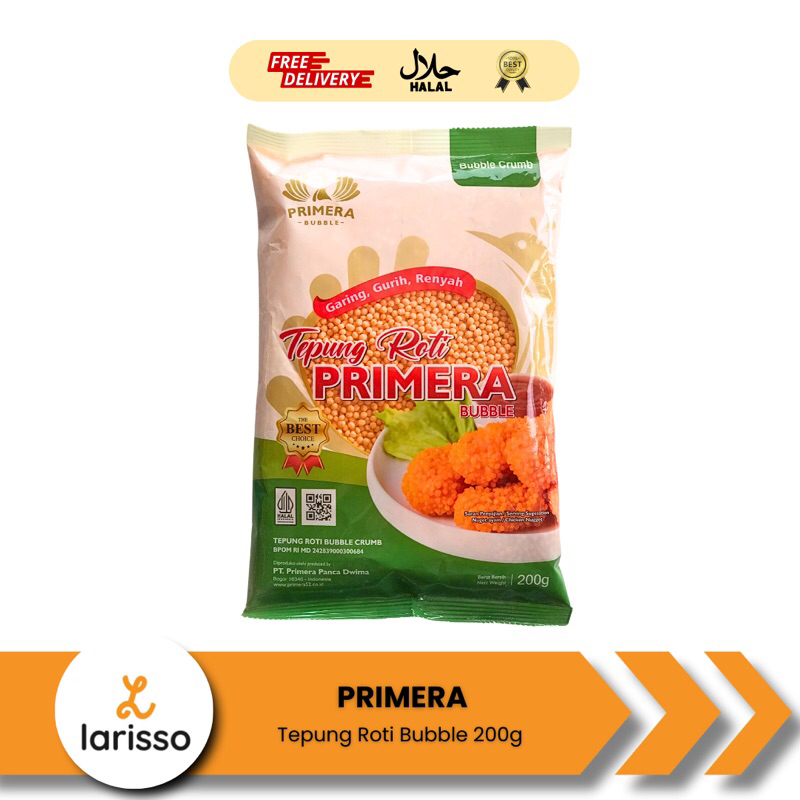 

Primera Bubble Crumbs 200g - Tepung Roti Crumbs / Tepung Bubble
