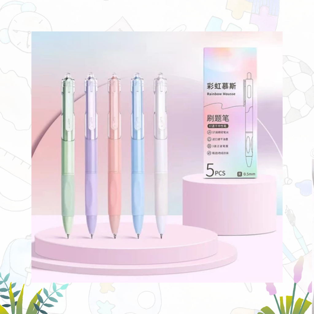 

BOLPOIN GEL PEN RAINBOW MOUSE BCK [ SET ]