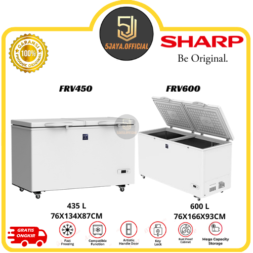 Chest Freezer Sharp - FRV450/FRV600 Sharp
