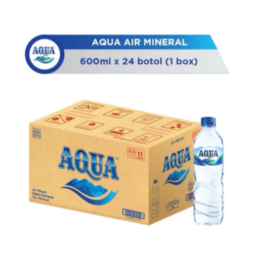 

aqua botol 600ml/aqua dus 600ml/aqua botol 600 ml/air mineral aqua