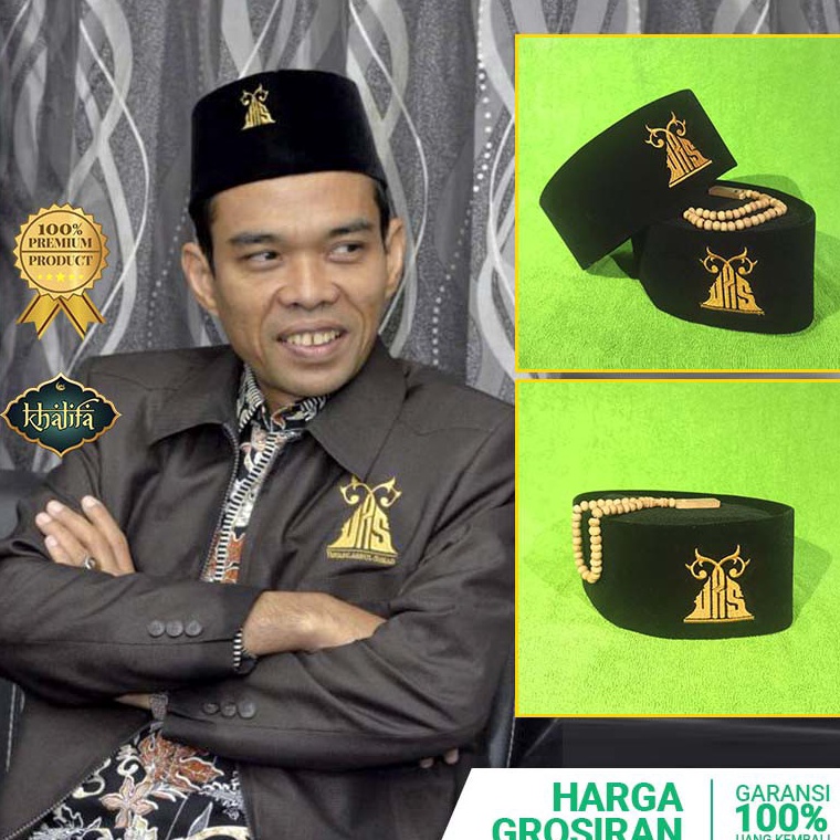 22 Harga Bersahabat Peci UAS Bordir Original Promo Songkok Murah Grosir Kopiah Muslim Anak Dewasa Ko