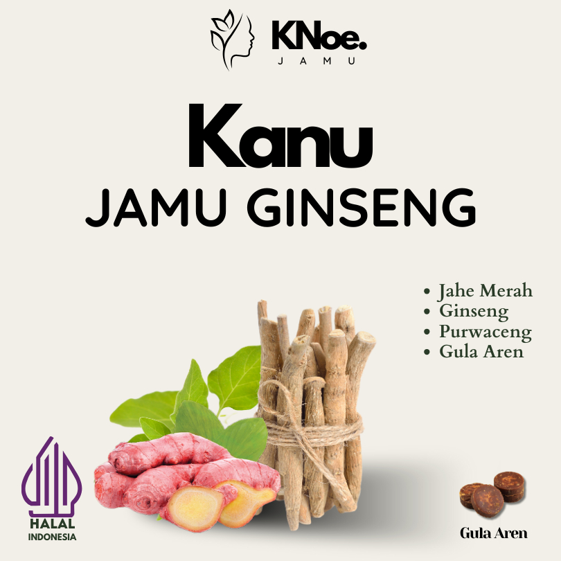 

KNoe.Jamu Jahe Merah Ginseng Gula Aren Murni Herbal