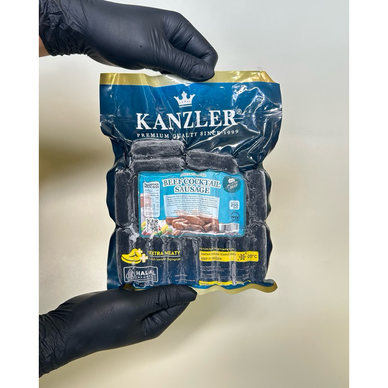 

SOSIS KANZLER COKTAIL SAUSAGE 250 GRM Sosis sapi