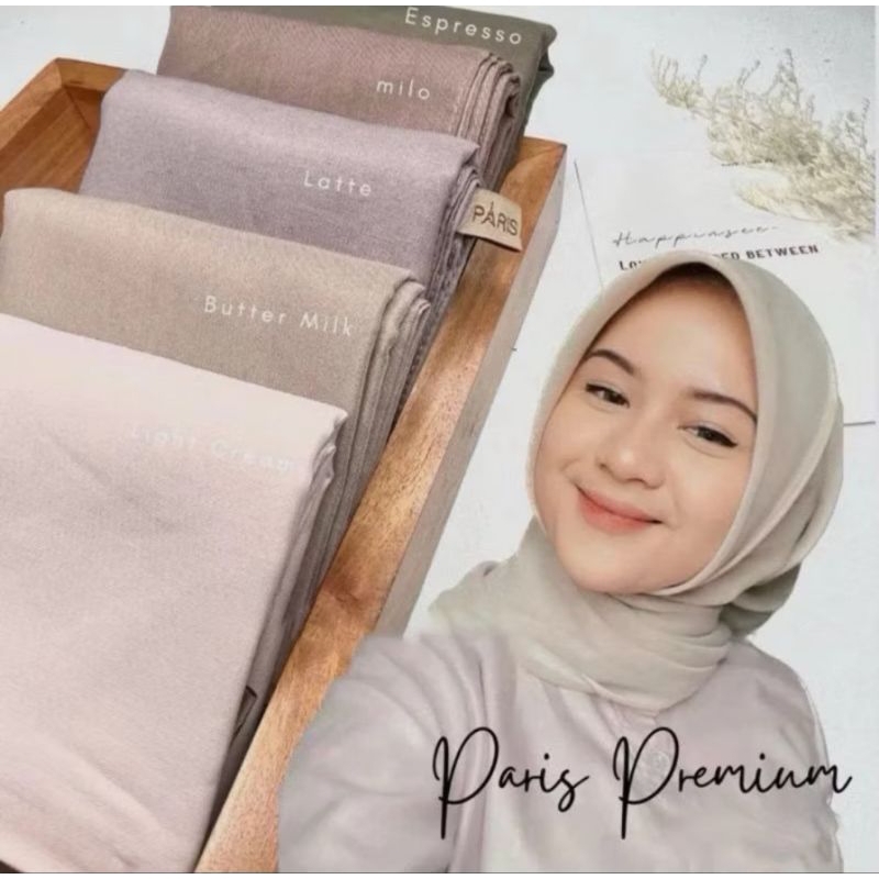 TERLARIS DI SHOPE ..PARIS PREMIUM ALMAHIRA/ SEGI EMPAT PARIS PREMIUM ANTI LETOY / PARIS PREMIUM COD.