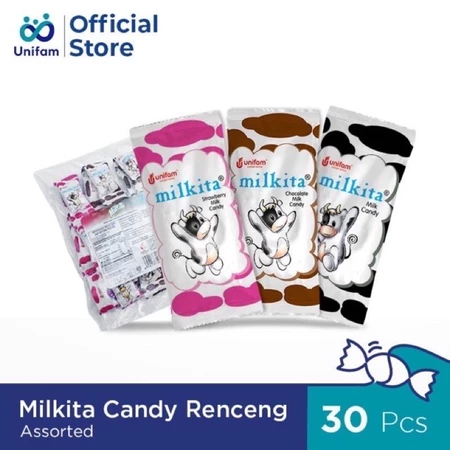 

Milkita Permen Susu Mix Renceng - Milk Candy Isi 30Pcs