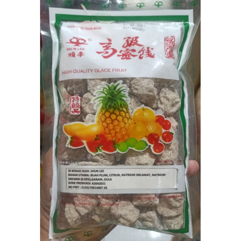 

Shun Lee Shunlee Manisan Kiamboi Kiamboy Asin Manis Pack 240g