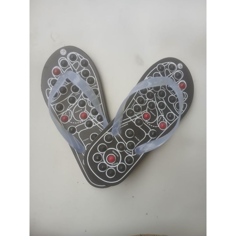 Sandal kesehatan sandal reflexy sandal rematik (capit jelly/japit bening)