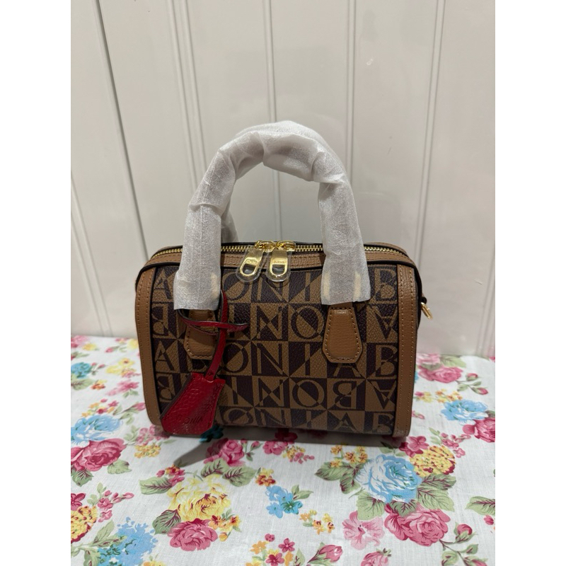 Tas Bonia Original Monogram Speedy size xs