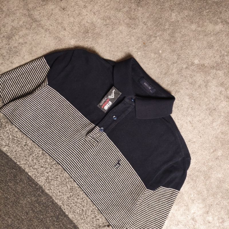 Kaos Polo HAZZYS [NYB207] Lengan Panjang Longslave Poloshirt