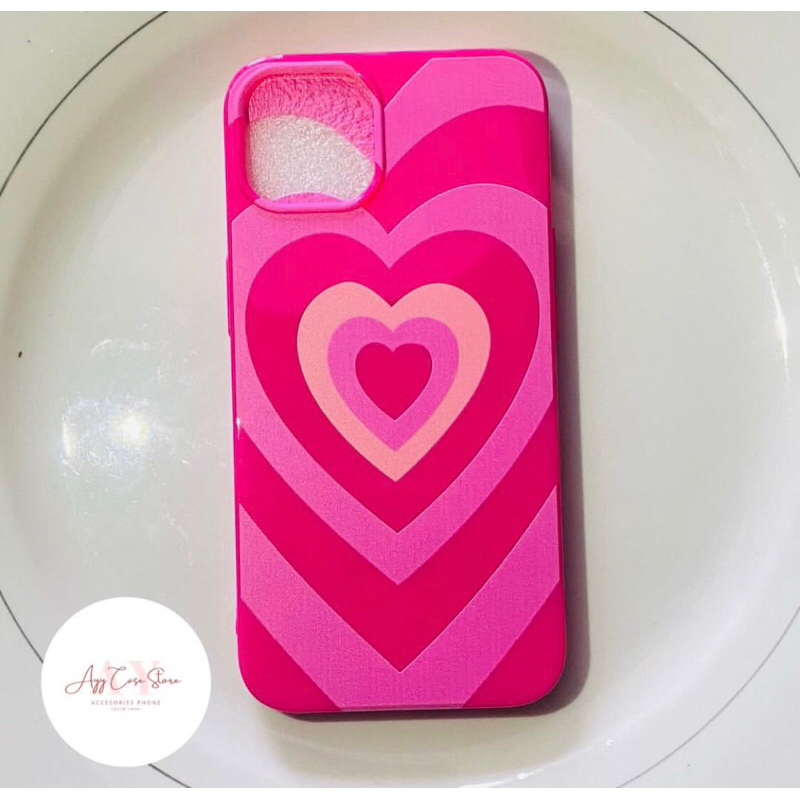 CASE PINK LOVE IPHONE 13/14
