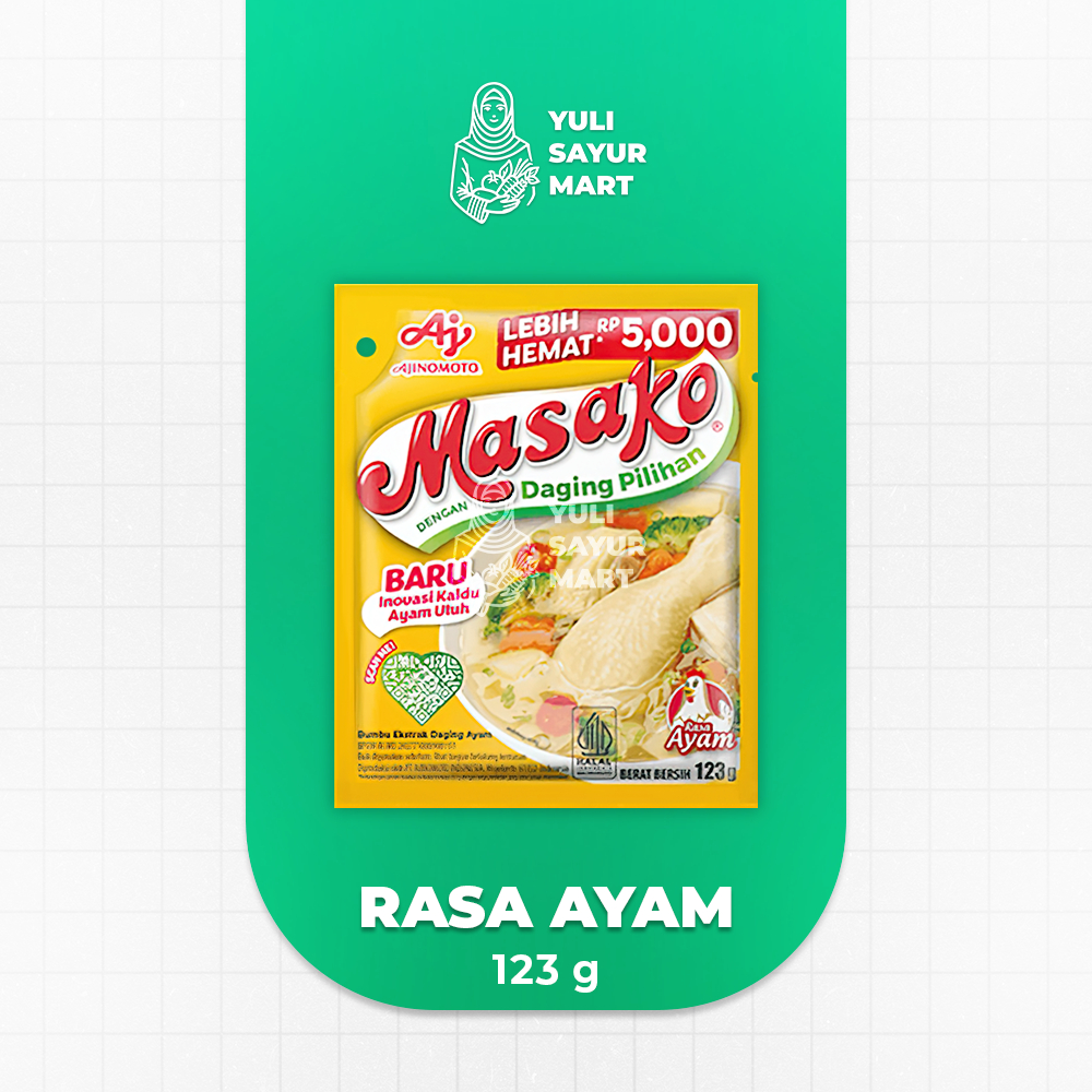 

Masako Rasa Ayam 123g - Yuli Sayur Mart