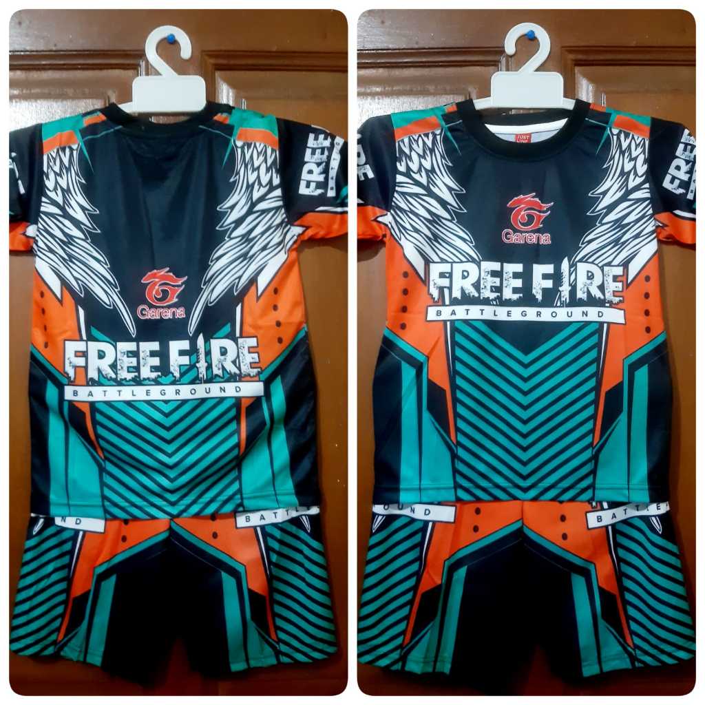 SETELAN FREE FIRE ANAK LAKI LAKI | BAJU FF ANAK LAKI LAKI | BAJU ANGEL FF ANAK | BAJU FF ANAK LAKI M