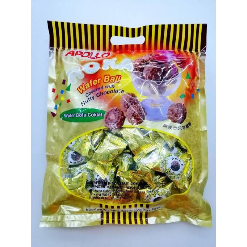 

ROKA WAFER BALL REFILL ISI 50 PCS. 1 DOS ISI 16 BUNGKUS ( PENGIRIMAN KARGO )