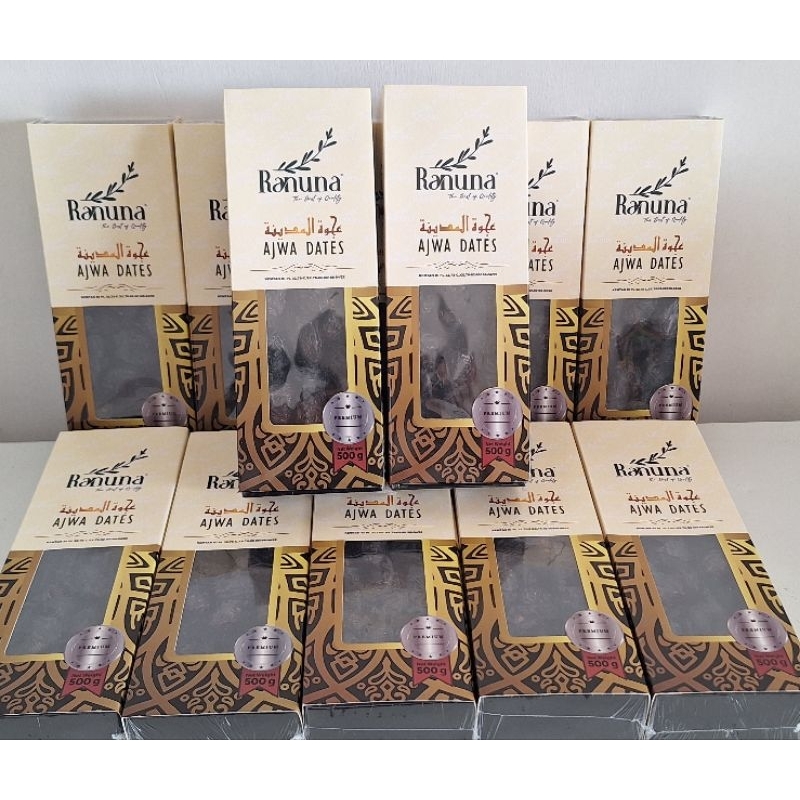 

KURMA AJWA ORGANIK Merk Ranuna 500gr