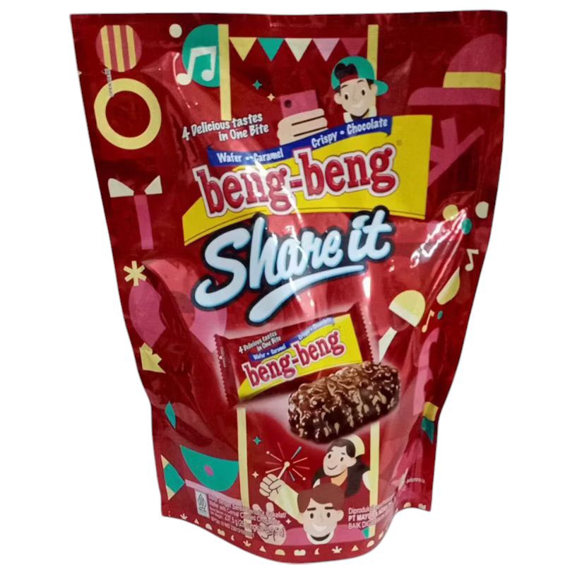 

BENG BENG SHARE IT BIG SHARE BENG BENG MAYORA KEMASAN 237,5 GRAM ISI 25 PCS