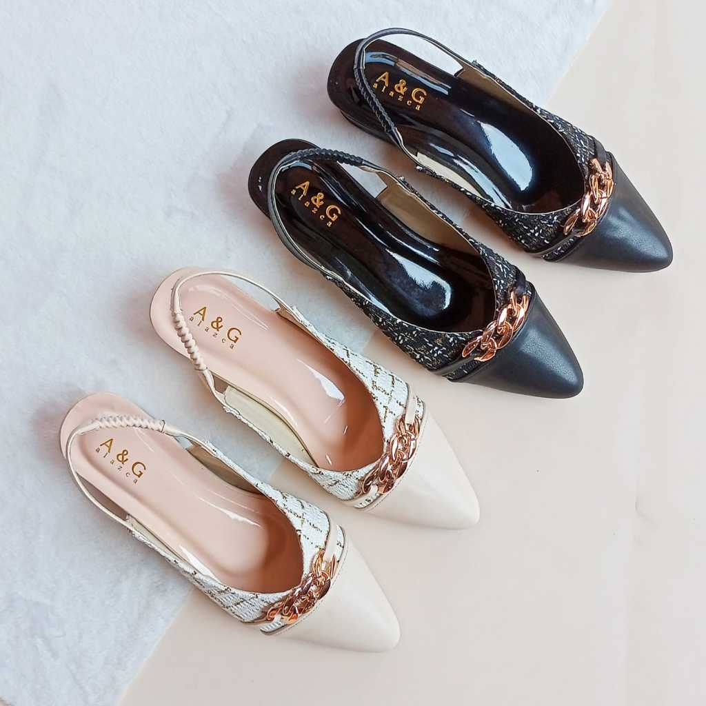 Sepatu Pesta Wanita Heels Hak 3cm