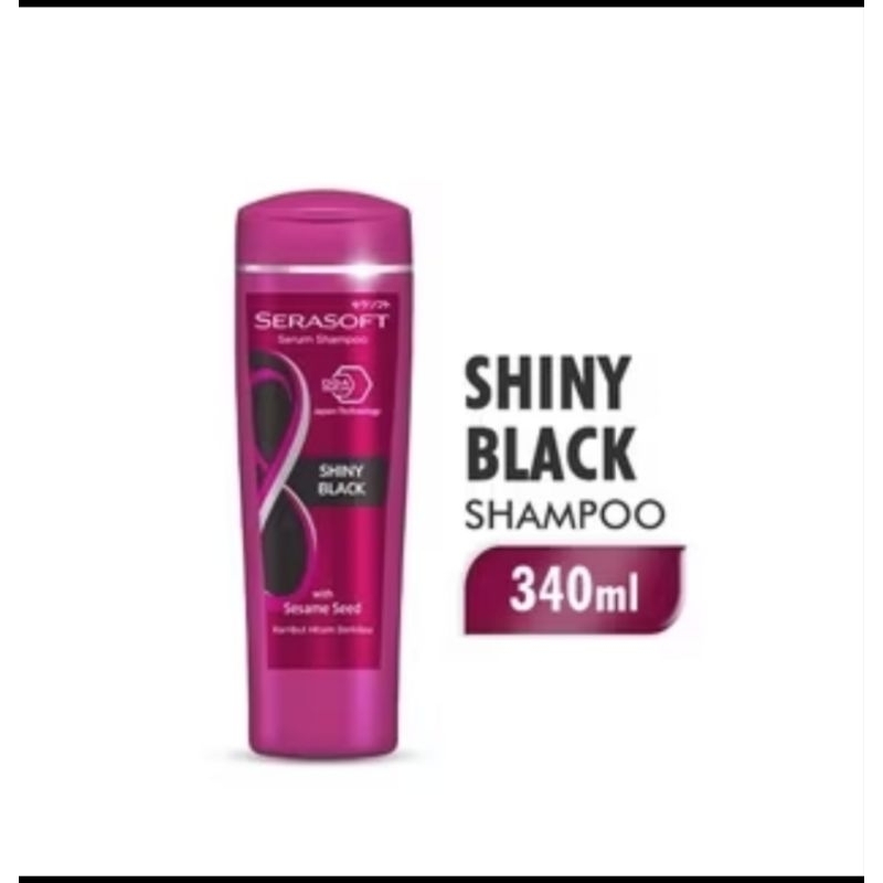 Serasoft Shiny Black Shampoo 340ml