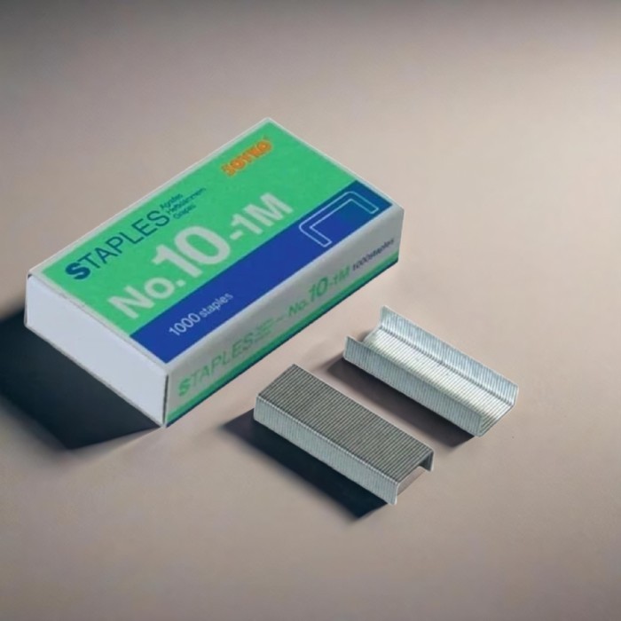 

staples joyko no.10 ori / isi hekter no.10 / isi stapler joyko no 10 / staples no.10-1m